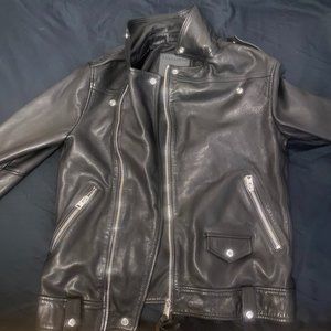 Allsaints Manor Leather Biker Jacket